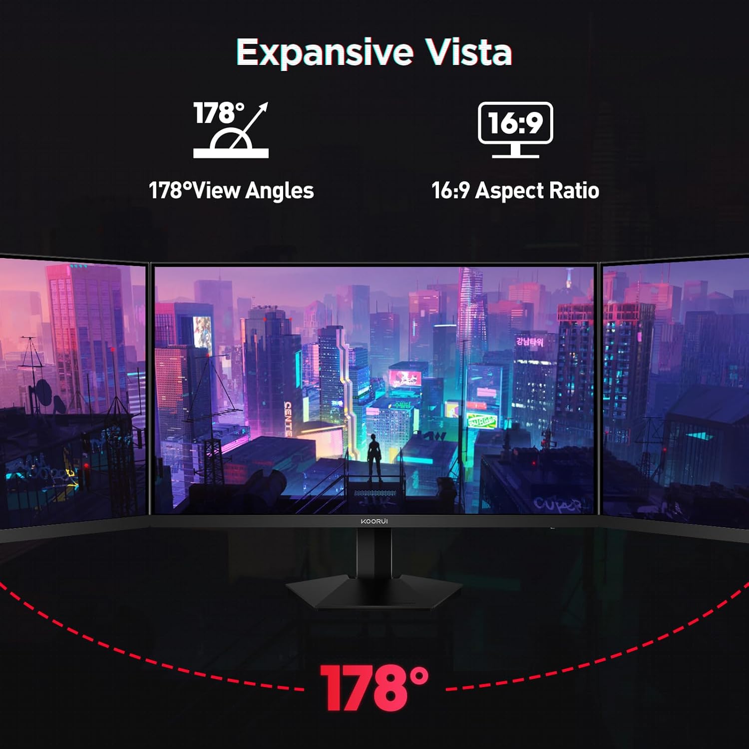  KOORUI 27 inch 200Hz IPS Gaming Monitor